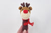 Handmade Crochet rudolph reindeer rattle