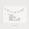 Girl&#39;s Elephant and Mouse Tea Party Picture