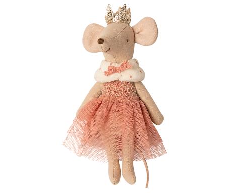 Maileg Princess and The Pea, Big Sister Mouse - Mint Dress