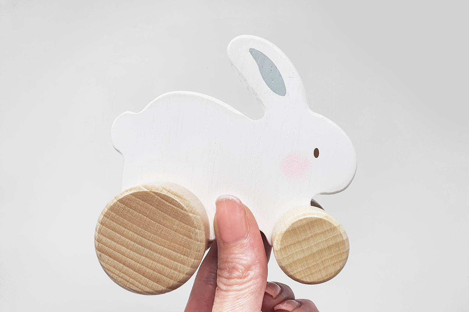 Wooden store bunny toy